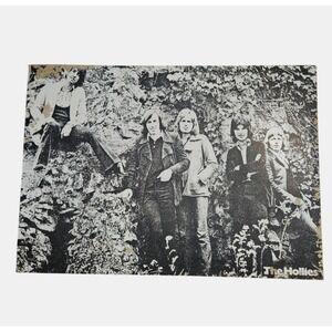 The Hollies 28x20 Vintage 1970s Black & White Epic Records Flat Promo Poster
